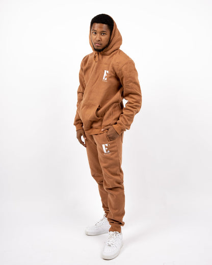 E's Element Essential Sweatsuit Set In Brown Sugar - Apparel image 5