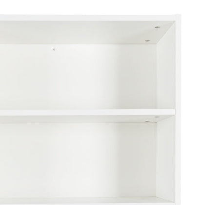 63W Large Kitchen Hutch Cabinet, Freestanding Pantry Cabinets Storage Kitchen Cupboard With 4 Doors, 4 Drawers & Microwave Shelf, White - Kitchen & Dining image 7