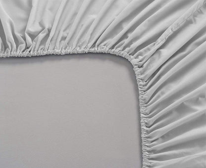 100% Cotton 17" Deep Pocket Fitted Sheet - Bedding image 1