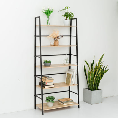HASANTH 5 Tier Ladder Bookcase with Metal Frame - Misc image 2