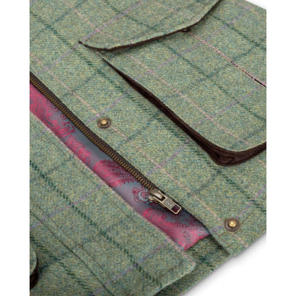 Manteau de campagne Roslin en tweed technique pour femmes - Hoggs of Fife - Misc image 4