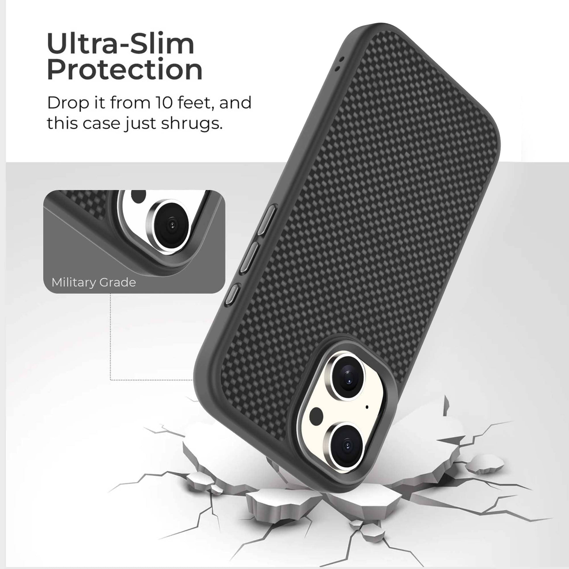 iPhone 15 Aramid Fiber Weave Pattern Case - Misc image 13