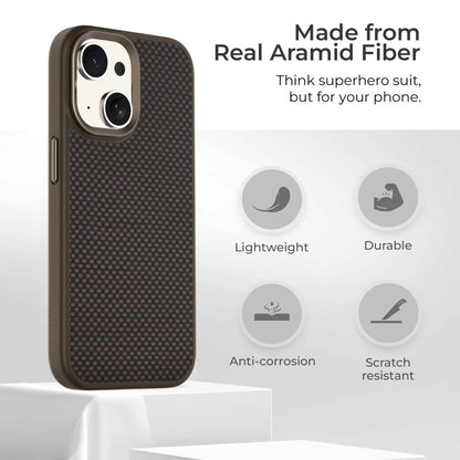 iPhone 15 Aramid Fiber Weave Pattern Case - Misc image 3