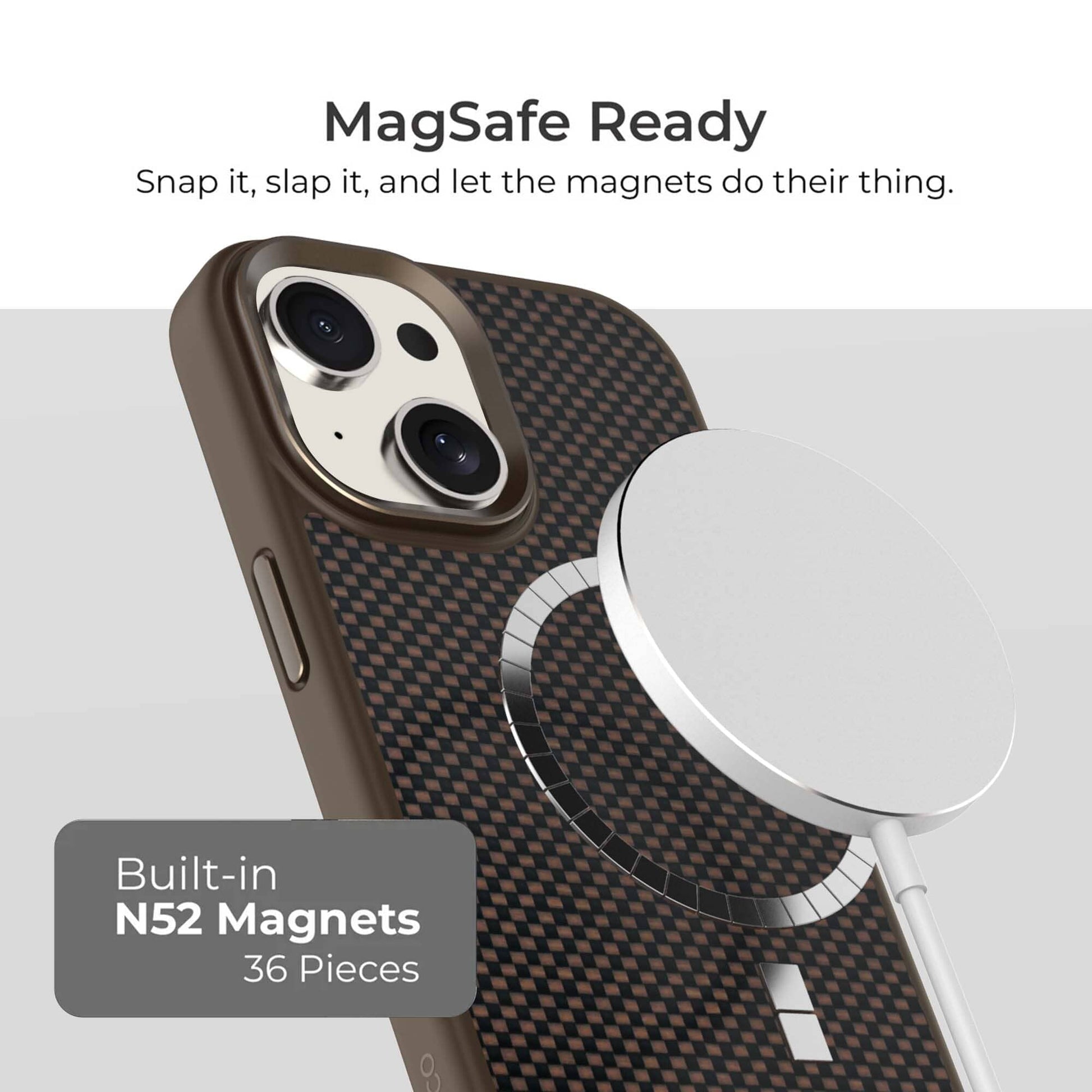 iPhone 15 Aramid Fiber Weave Pattern Case - Misc image 4
