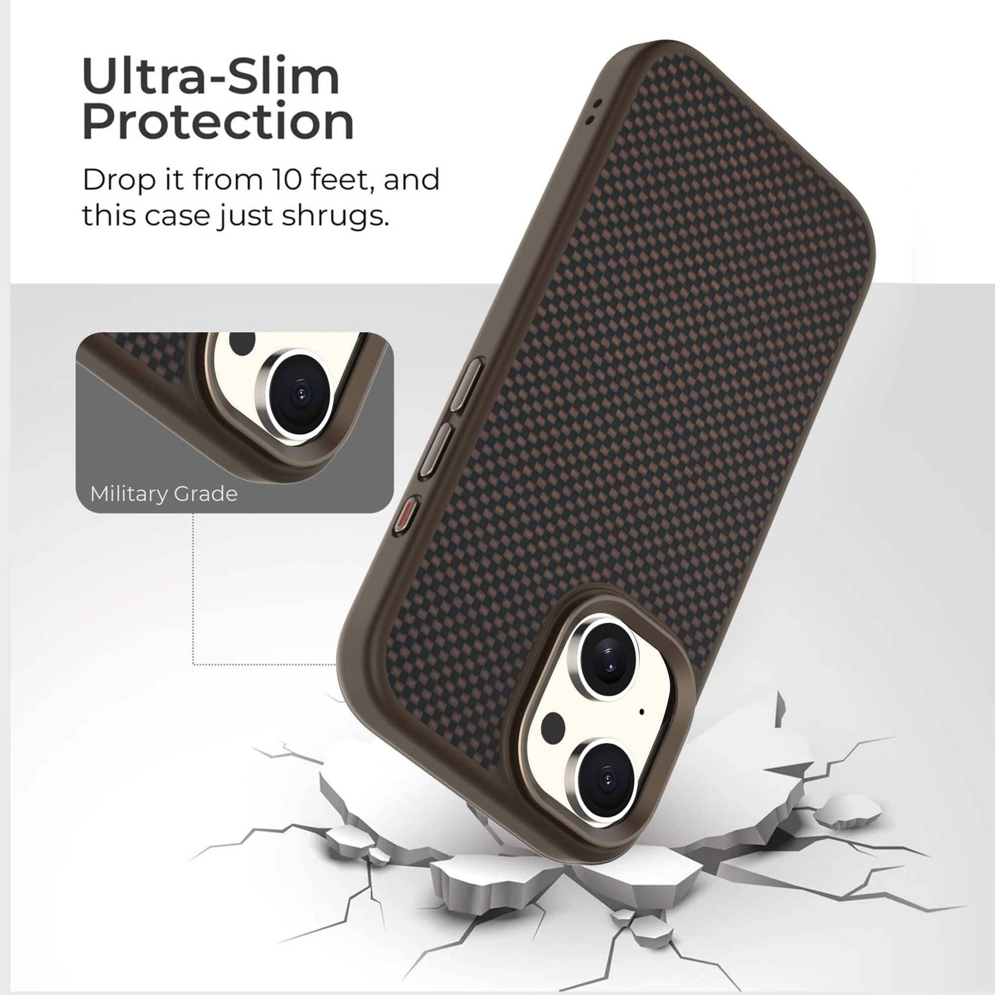 iPhone 15 Aramid Fiber Weave Pattern Case - Misc image 5