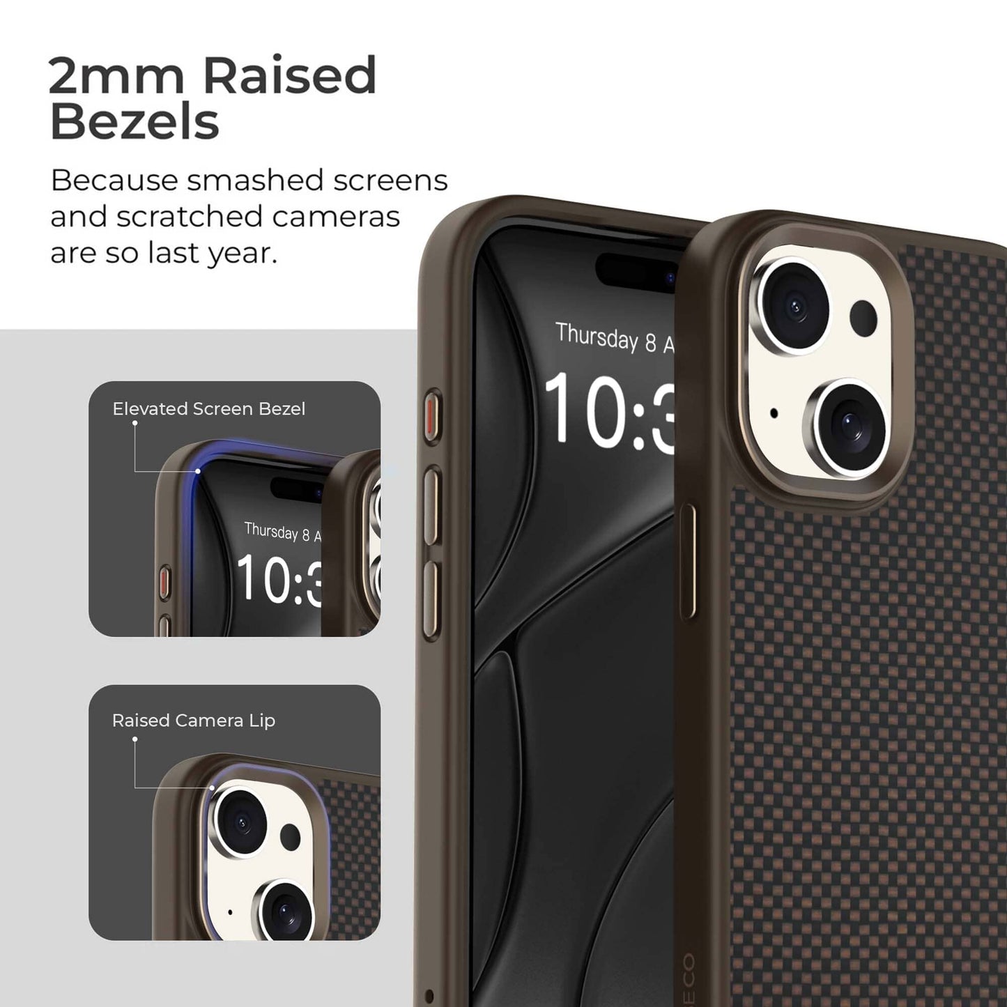iPhone 15 Aramid Fiber Weave Pattern Case - Misc image 7