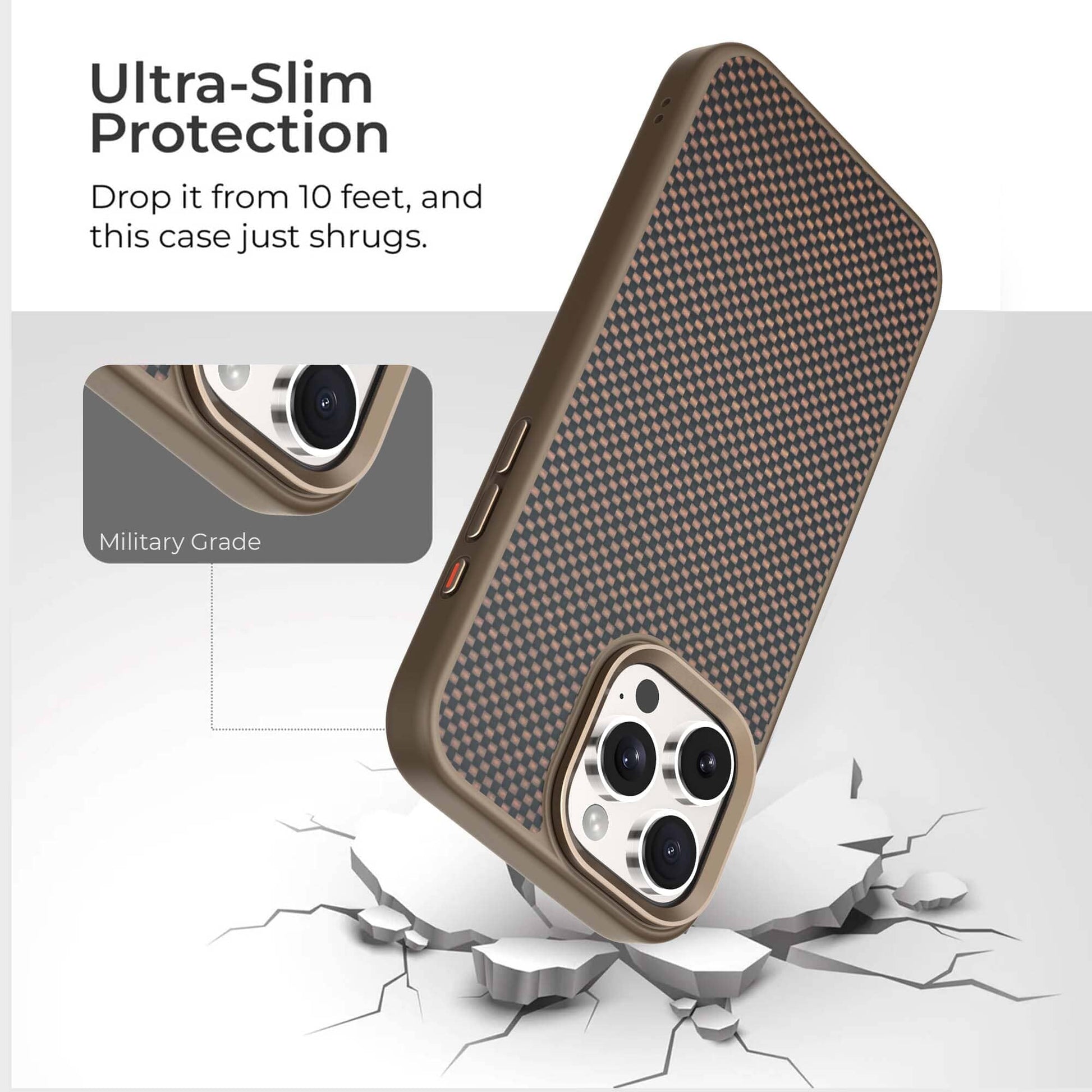 iPhone 16 Pro Aramid Fiber Weave Pattern Case - Misc image 5