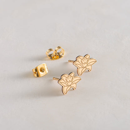 Birth Flower Earring - Jewelry image 4