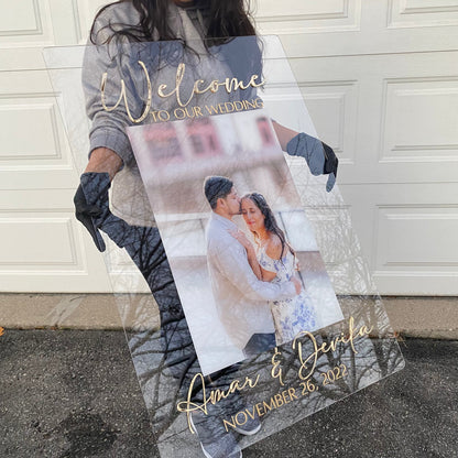 Photo Wedding Welcome Sign - Home Decor image 18