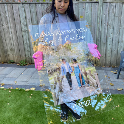 Photo Wedding Welcome Sign - Home Decor image 15