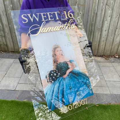 Welcome Sign for Sweet 16 or Quinceañera - Home Decor image 7
