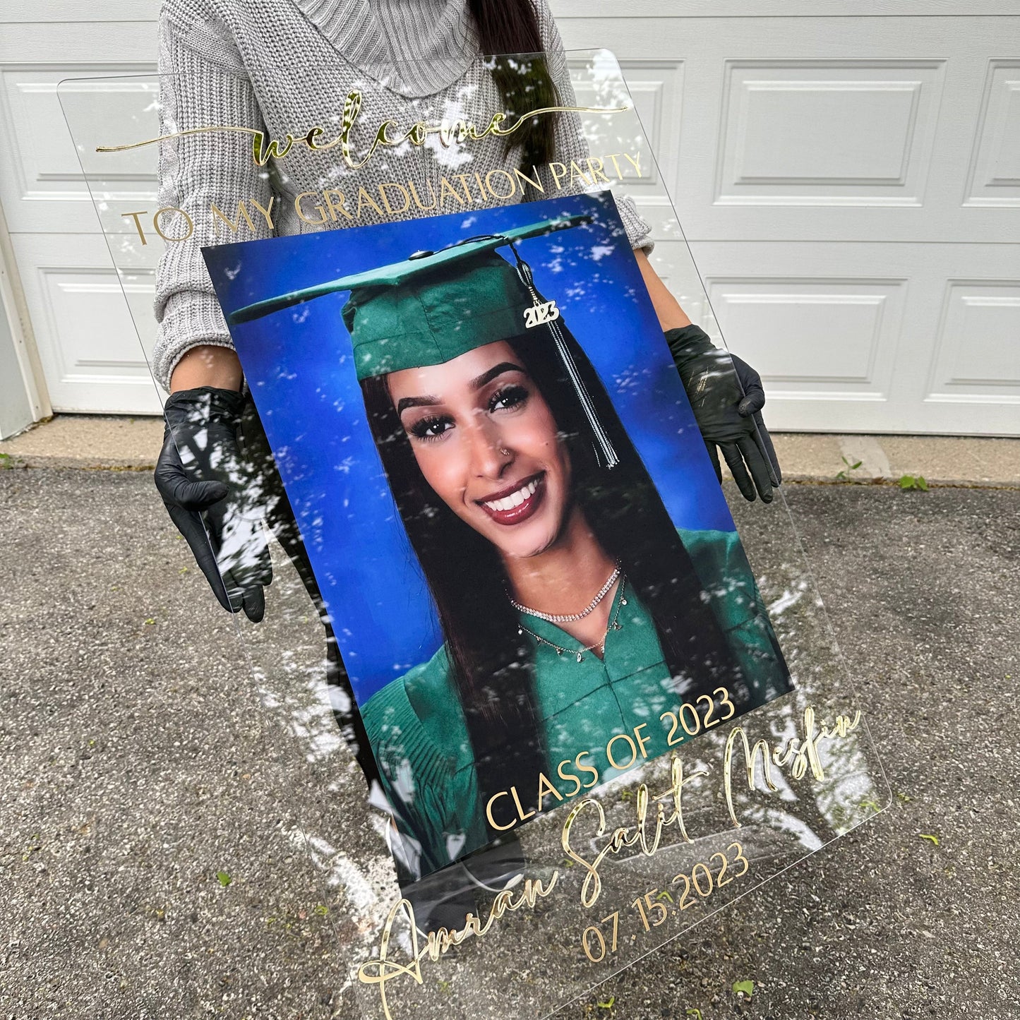 Photo Welcome Sign for Graduation - Bedding image 6