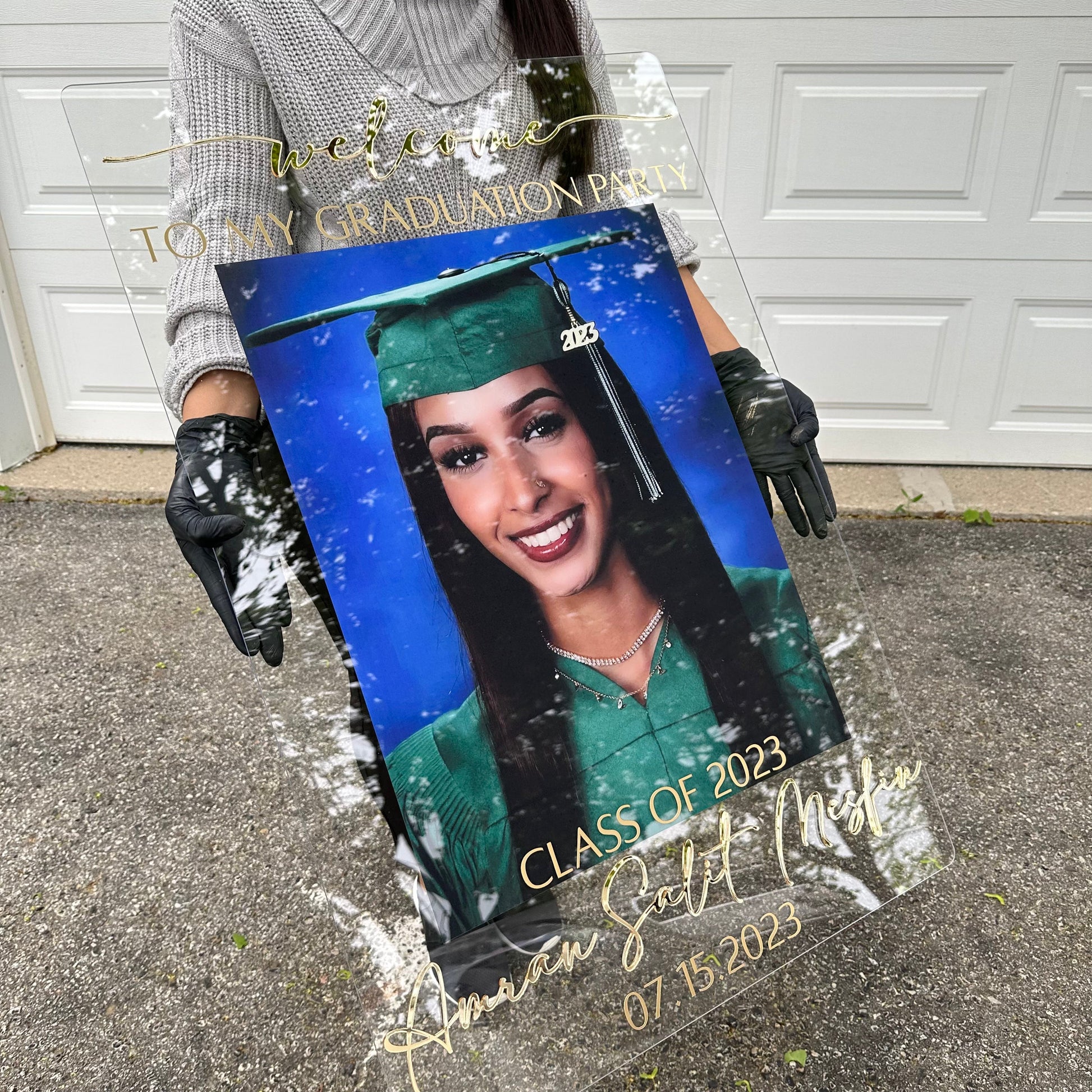 Photo Welcome Sign for Graduation - Bedding image 6