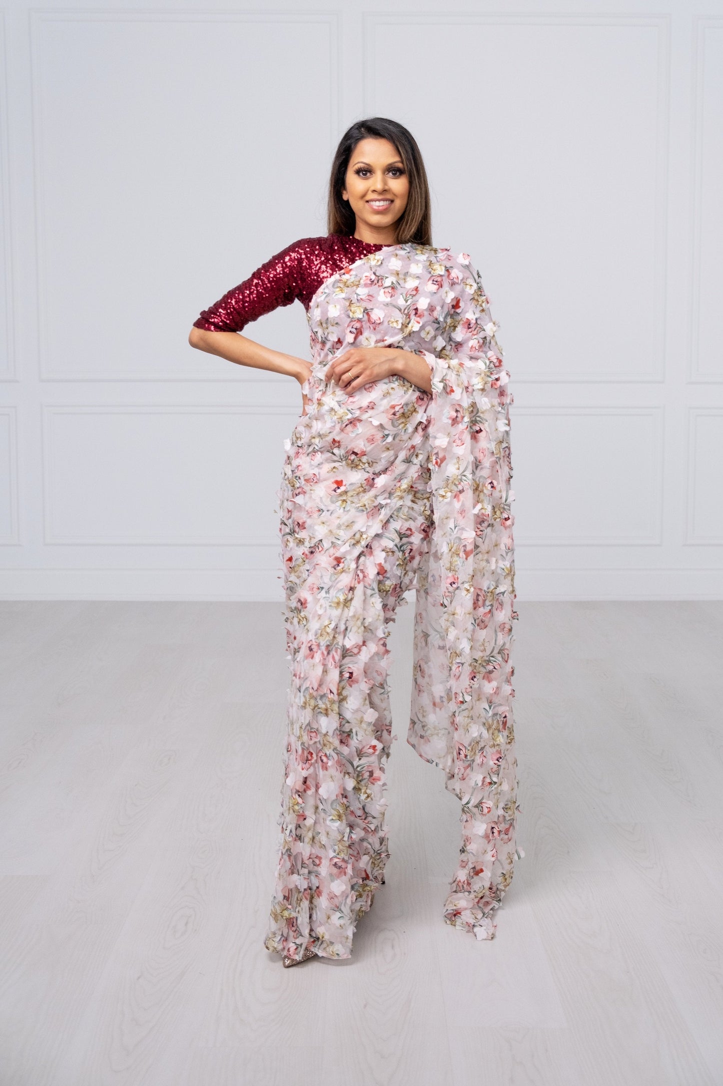 The Floral Dreams Saree (Pre-Order) - Misc image 1