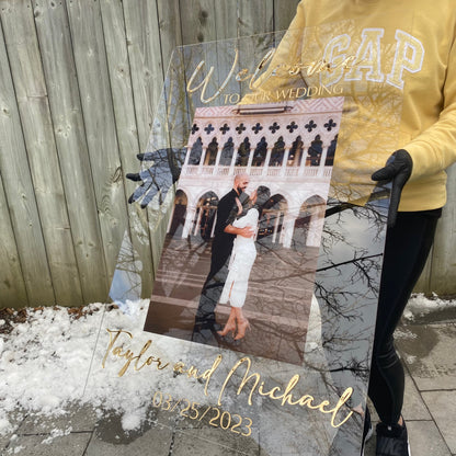 Photo Wedding Welcome Sign - Home Decor image 20