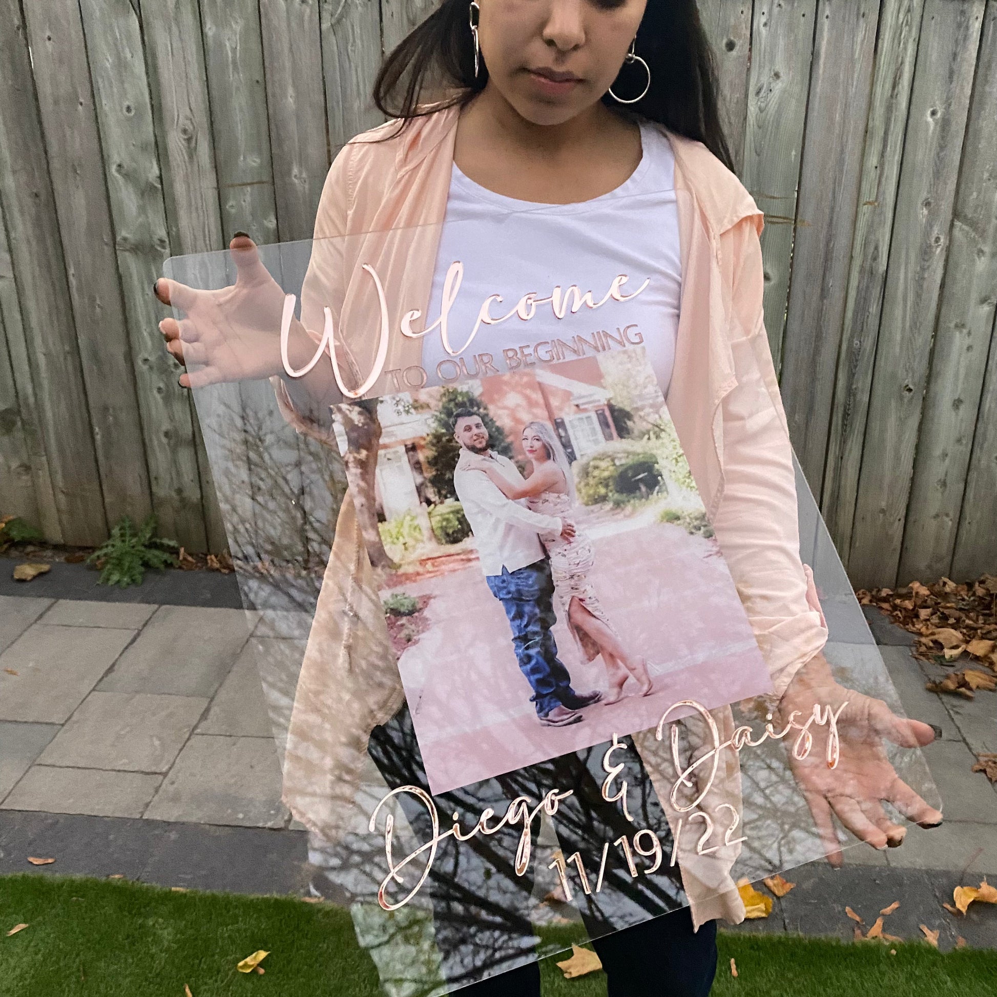 Photo Wedding Welcome Sign - Home Decor image 16