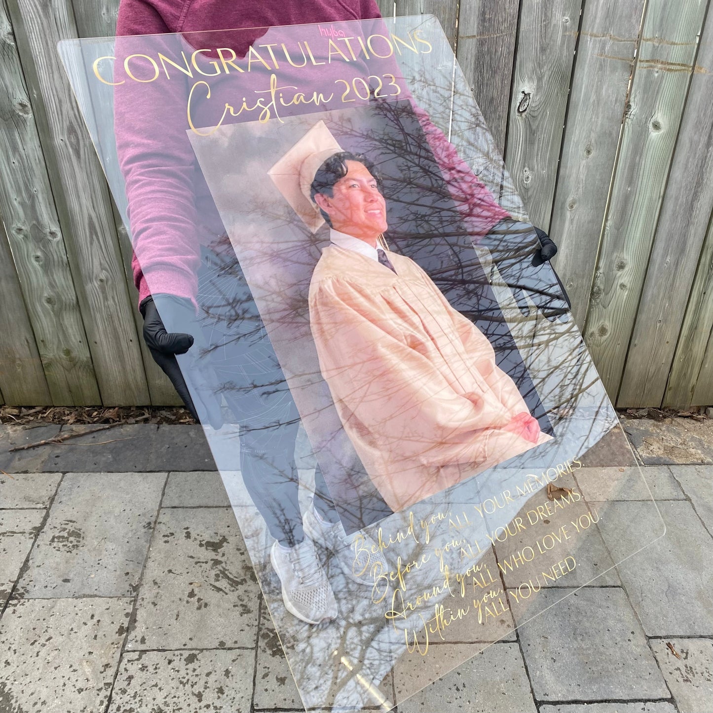 Photo Welcome Sign for Graduation - Bedding image 9