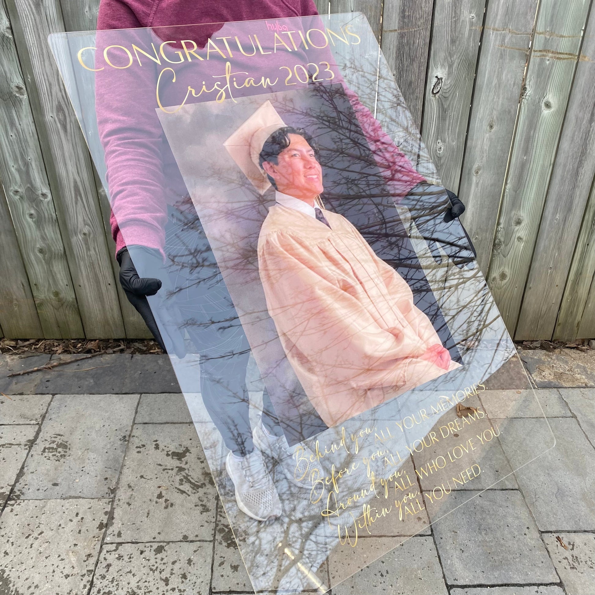 Photo Welcome Sign for Graduation - Bedding image 9