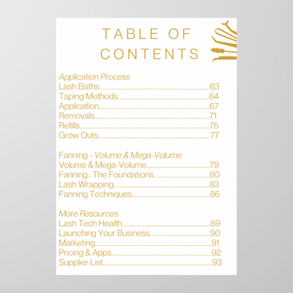 Lash Extension E-Book & Vendor List: The Ultimate Guide to the Lash Industry - Accessories image 6