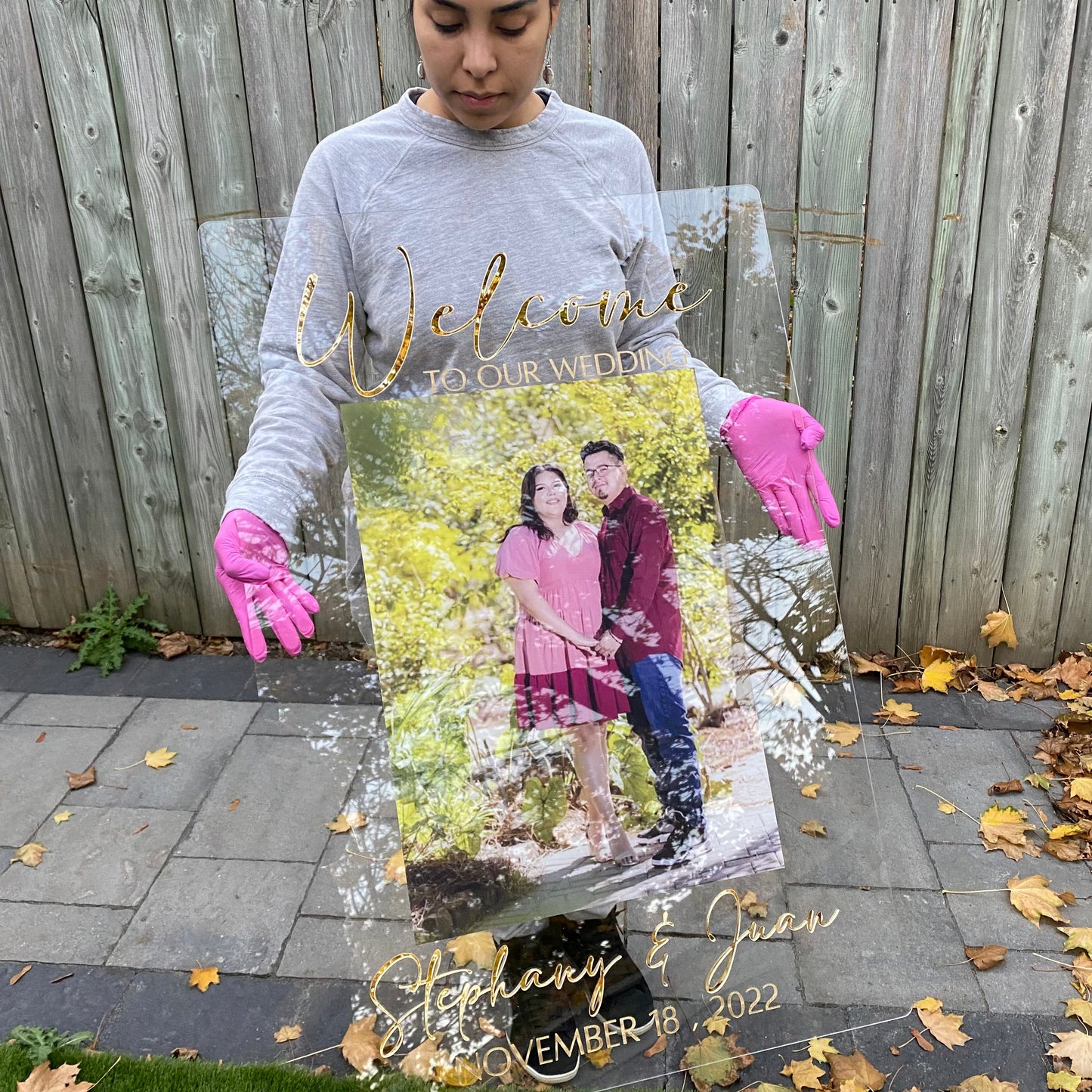 Photo Wedding Welcome Sign - Home Decor image 14