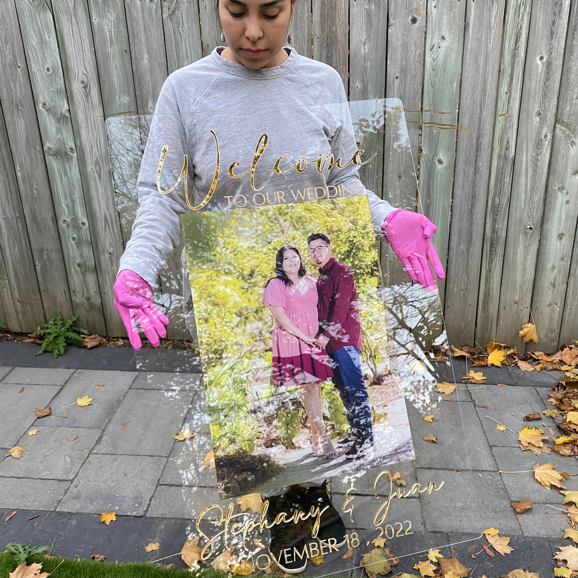 Photo Wedding Welcome Sign - Home Decor image 14