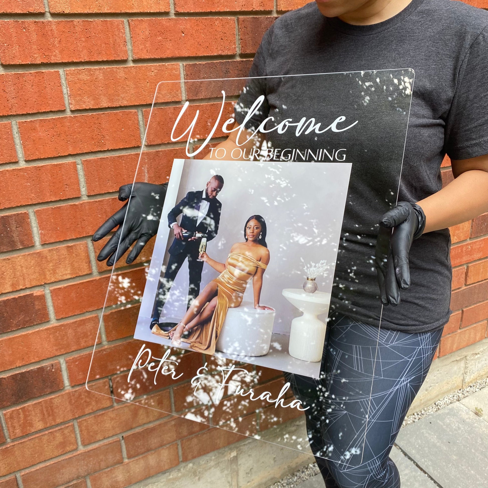 Photo Wedding Welcome Sign - Home Decor image 7