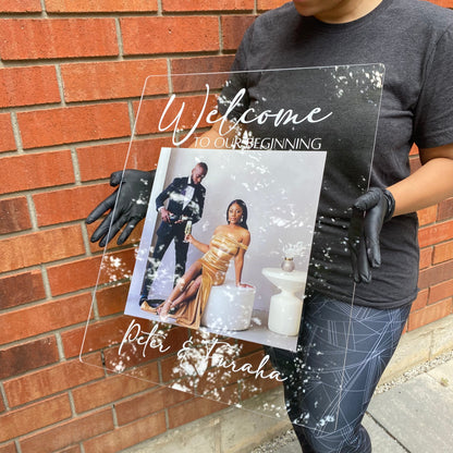 Photo Wedding Welcome Sign - Home Decor image 7
