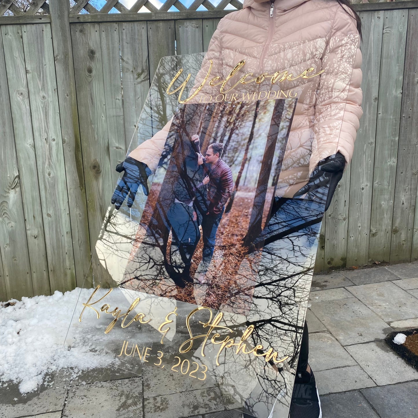 Photo Wedding Welcome Sign - Home Decor image 24