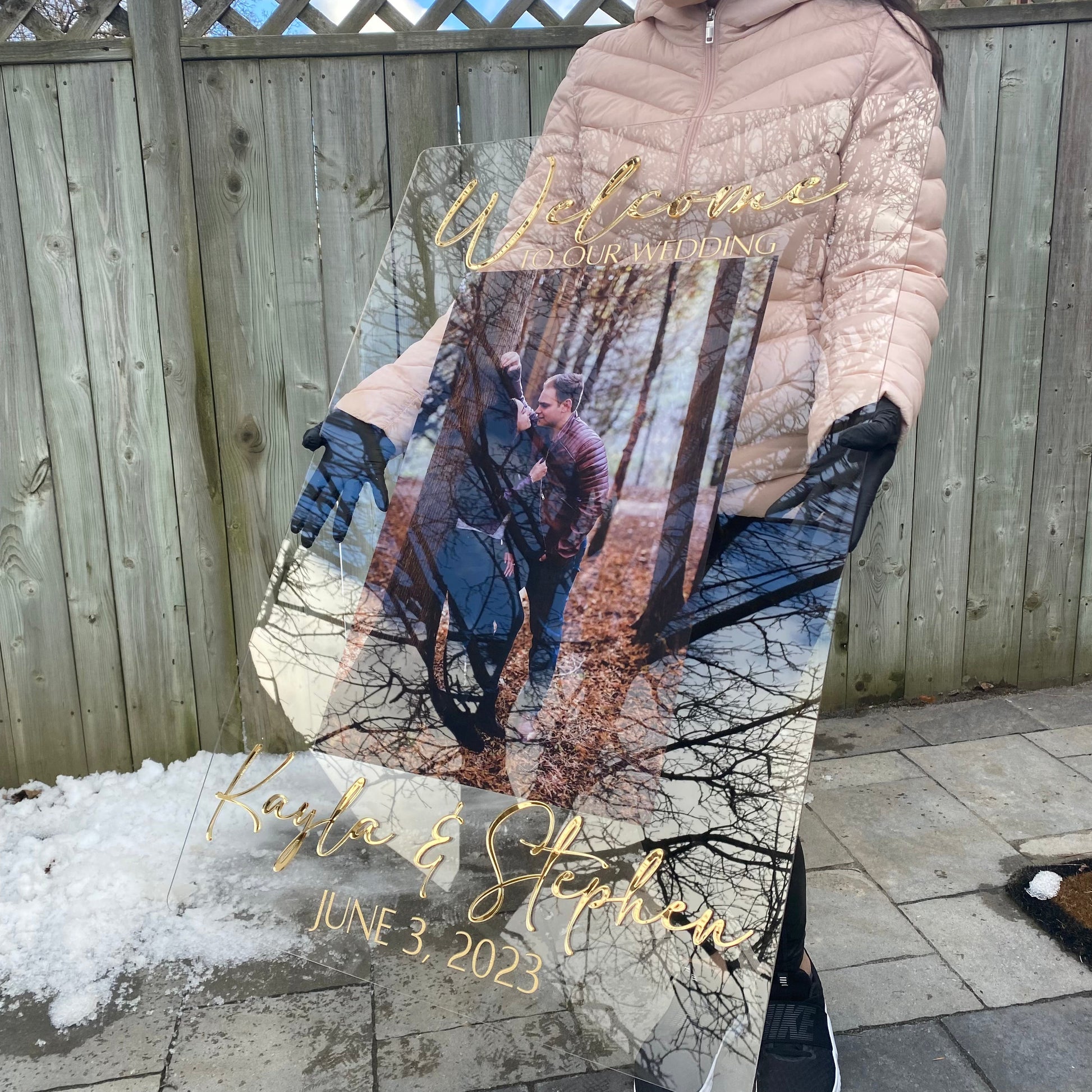 Photo Wedding Welcome Sign - Home Decor image 24