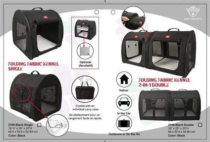 One for Pets Portable Double Kennel - New Single Kennel Version Available! - Kitchen & Dining image 6