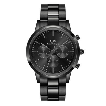 Iconic Chronograph Link Onyx B Black - Misc image 1