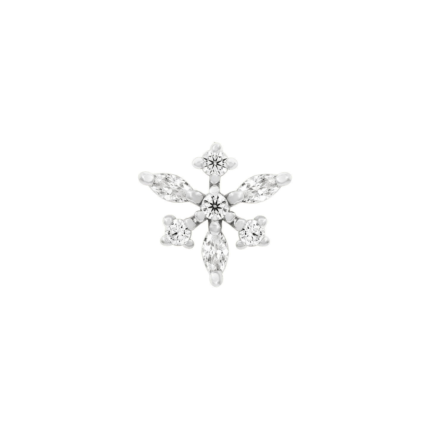 Anna - Gold Snowflake in 14k Gold by Junipurr - Jewelry image 5