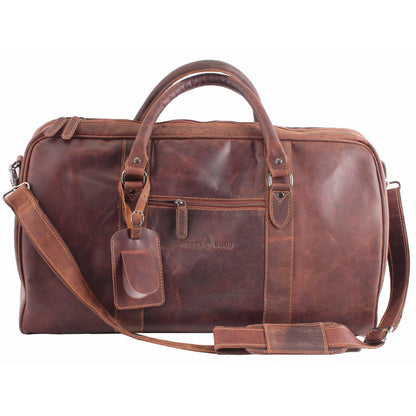 GREENWOOD LEATHER GOODS - LEATHER OVERNIGHT BAG (SANDAL) - Furniture image 1