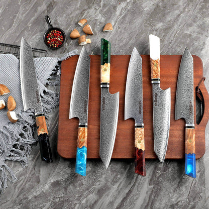 Kiritsuke Damascus Japanese Chef Knife - Misc image 2
