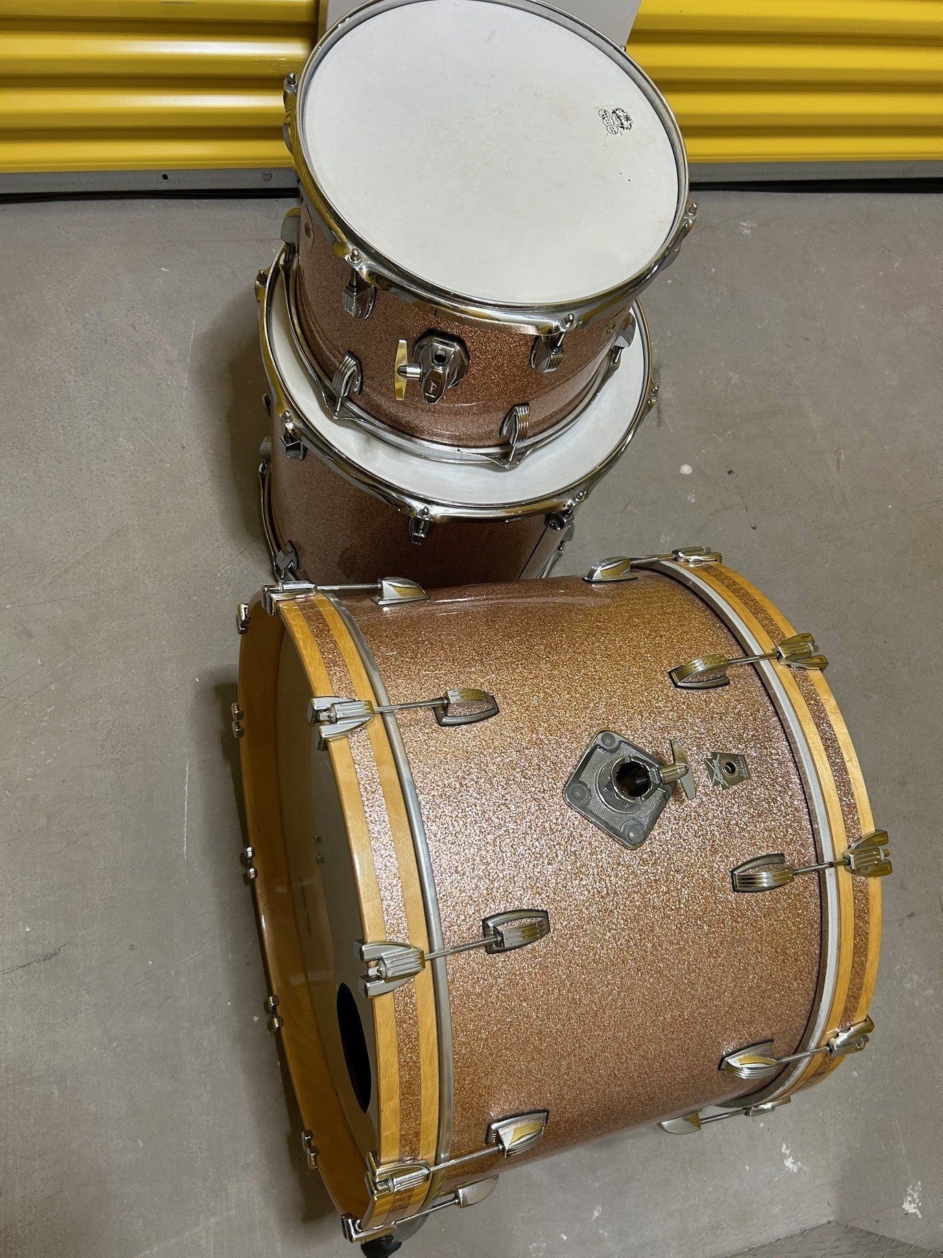 Ludwig Classic Maple 3pcs Champagne sparkles - used/usagé - Misc image 2