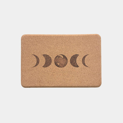 Pair of Moon Cork Yoga Blocks - Athletic image 3