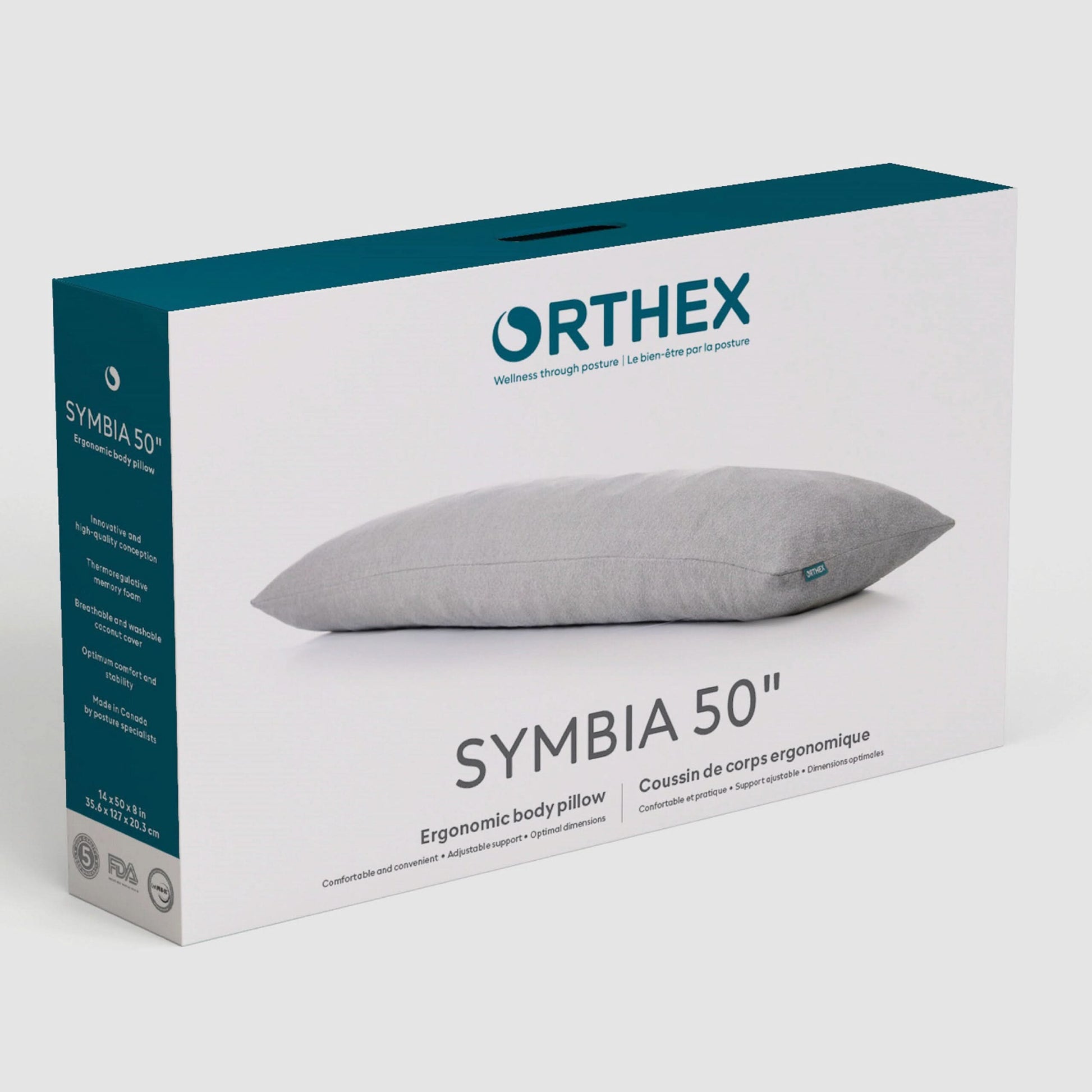 Symbia 50" Ergonomic Body Pillow - Misc image 2