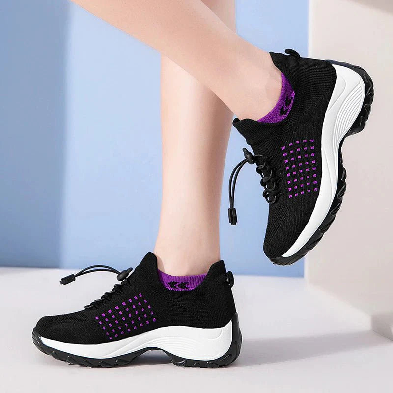 Ortho Stretch Cushion Shoes - Black Purple - Misc image 11