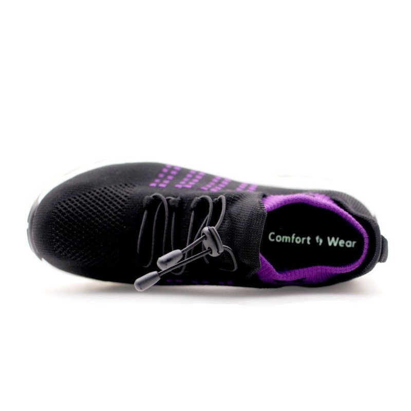 Ortho Stretch Cushion Shoes - Black Purple - Misc image 5