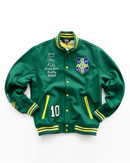 Pelé #10 Brasil Melton Jacket - Misc image 1