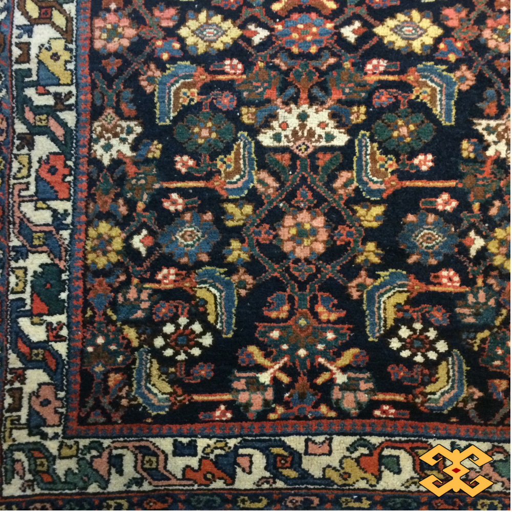 Persian Rug Bahktiari 3'3" x 6'1" - Beauty image 4