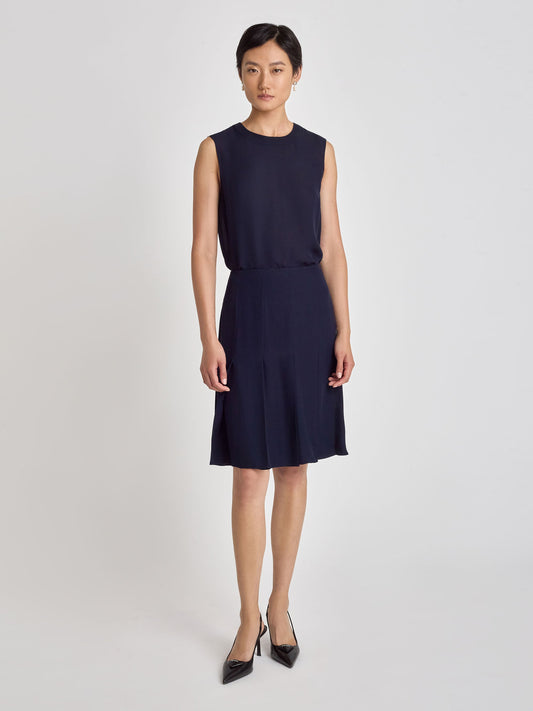 Short Pleated Silk Skirt - Misc image 1