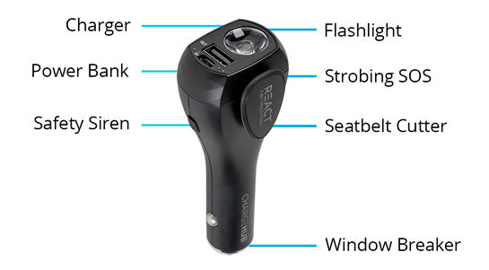 React - The 7-in-1 Car Charger That Could Save Your Life - Gadgets image 2