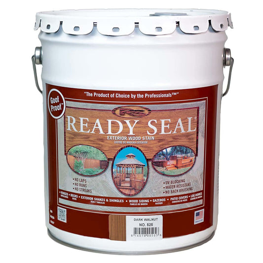 Ready Seal Exterior Wood Stain Sealer, 5 Gallon Pail - Apparel image 1