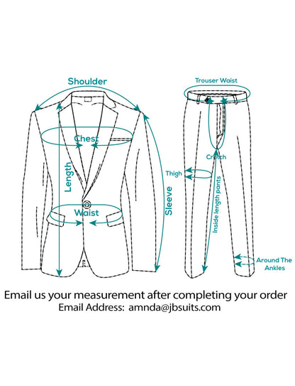 JB Midnight Blue Tuxedo Suit - Apparel image 5