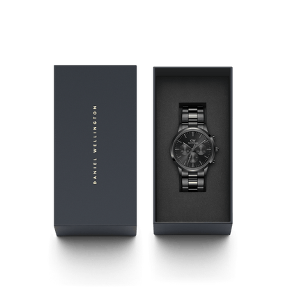 Iconic Chronograph Link Onyx B Black - Misc image 4