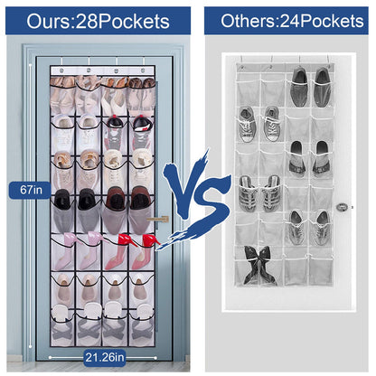 BlushBees® Hanging 28 Pockets Organiser, Perfect for Shoes or Other Small Items Storage - Misc image 4