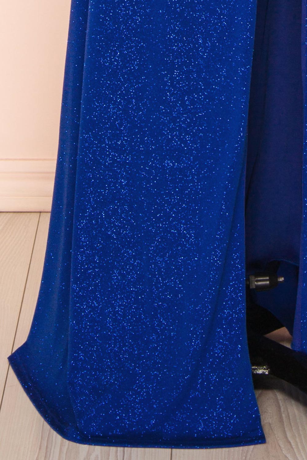 Samira Blue | Sparkly Mermaid Maxi Dress with Slit - Misc image 7
