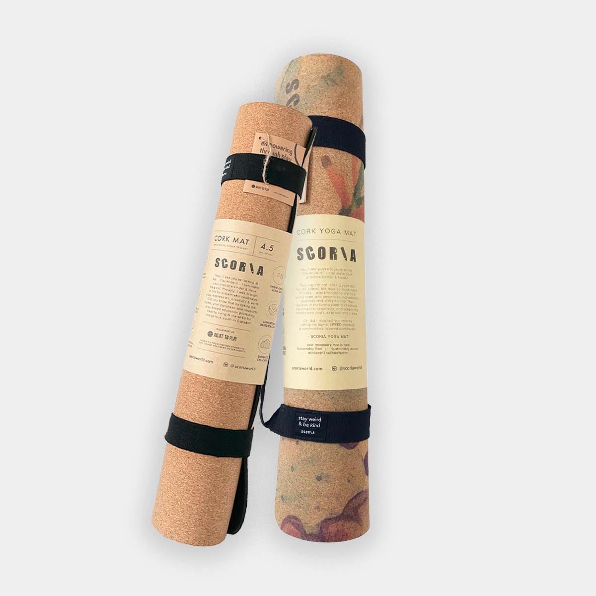 Mommy & Me Pack: Kids Unicorn Mat + Botanicals Mat - Athletic image 2