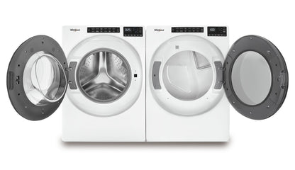 Whirlpool 5.2 Cu. Ft. Front-Load Washer and 7.4 Cu. Ft. Electric Dryer - White - Misc image 2